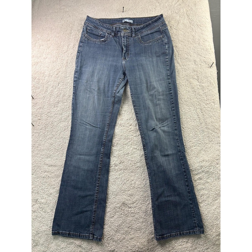 Riders by Lee Jeans Womens 12 Medium Blue Mid Rise Bootcut Stretch Denim Classic